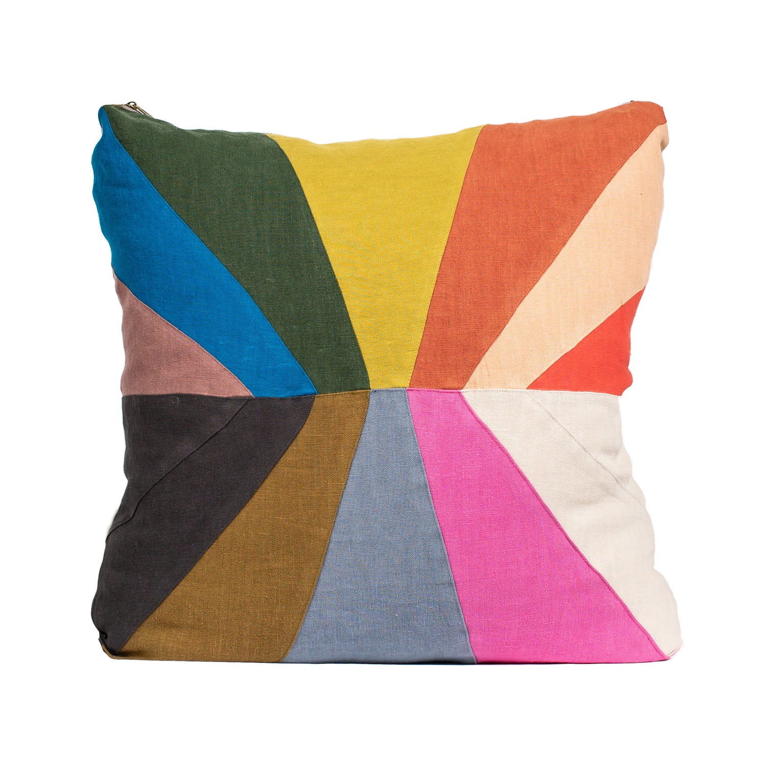 Pride Rainbow Linen Pillow - Image 7