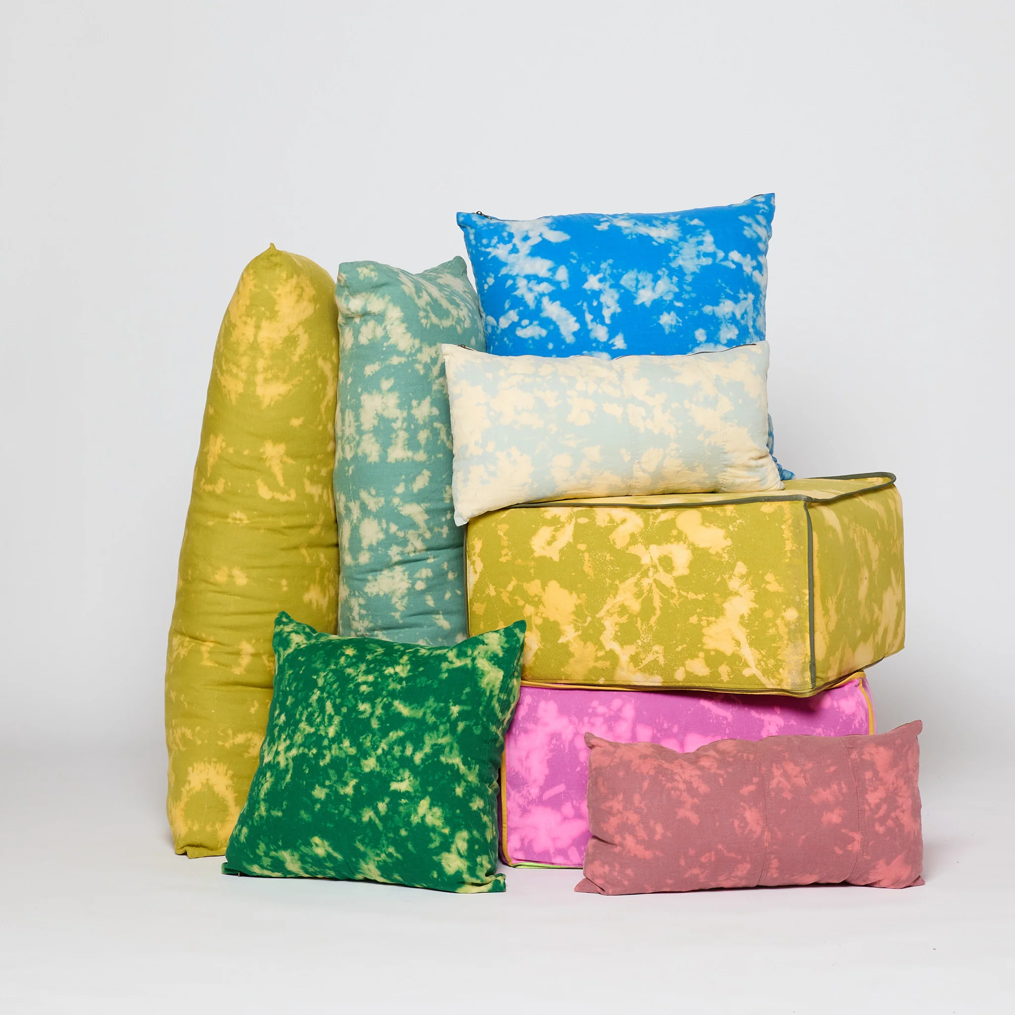 Tie Dye Linen Body Pillow - Image 4