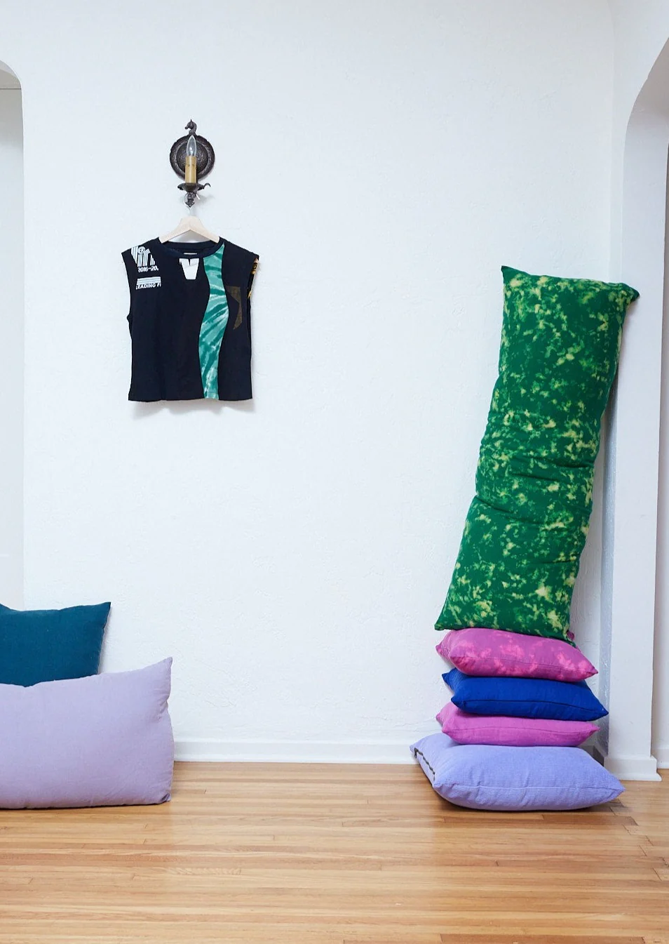 Tie Dye Linen Body Pillow - Image 5