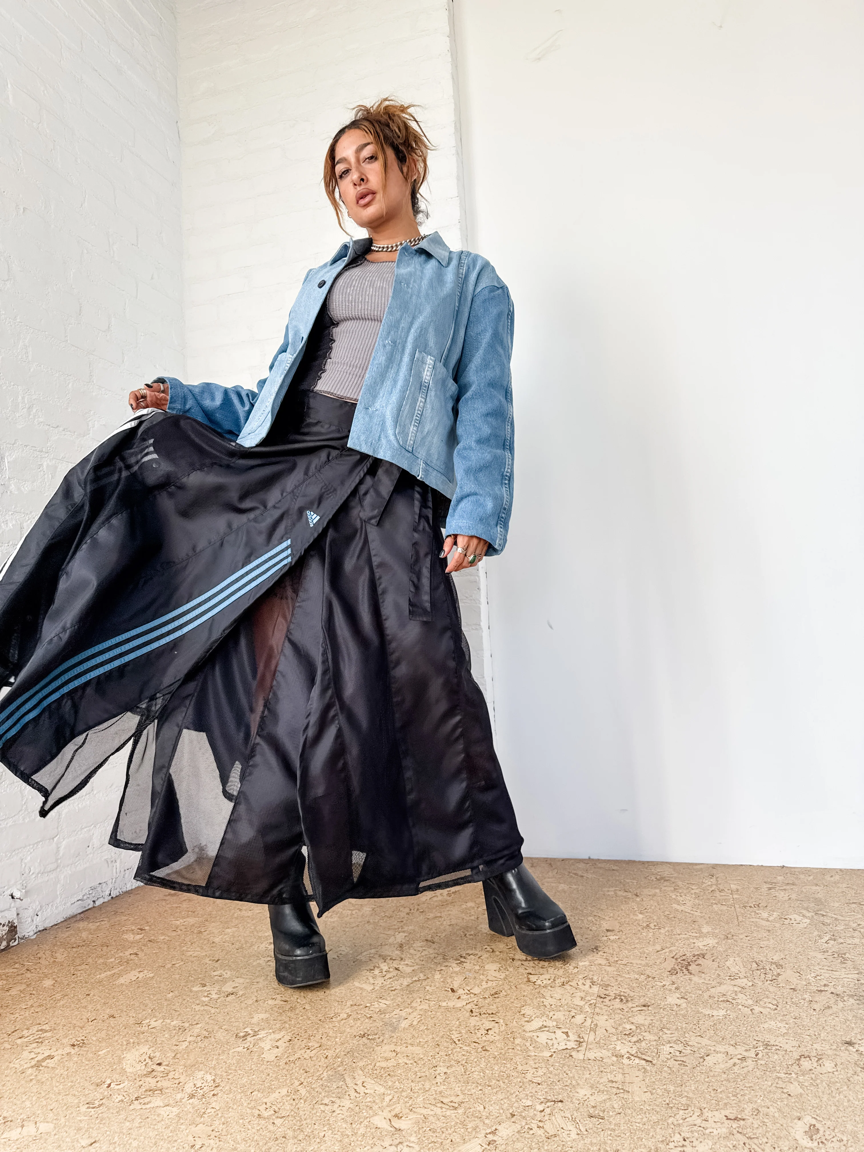 The Nylon Wrap Skirt - Image 8